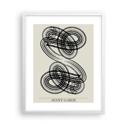 Poster in white frmae - Spontaneous Result - 40x50 cm