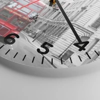 Clock face with numbers