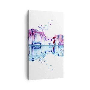 Canvas picture - I Will Bring Canticles of Rain - 45x80 cm