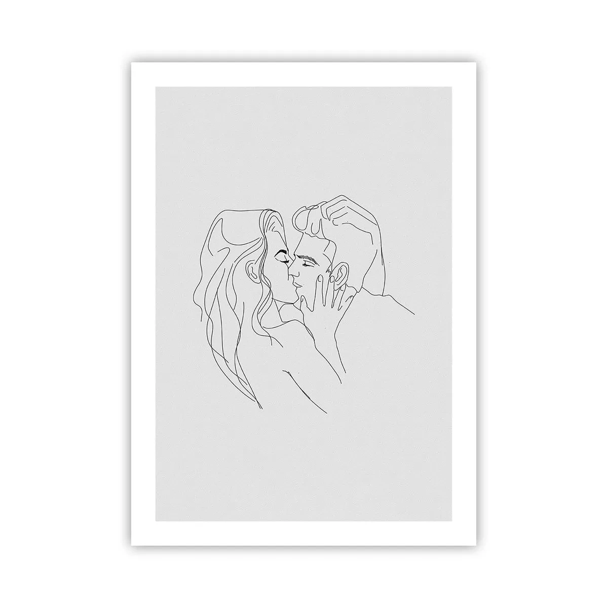 Poster - With the Same Line - 50x70 cm