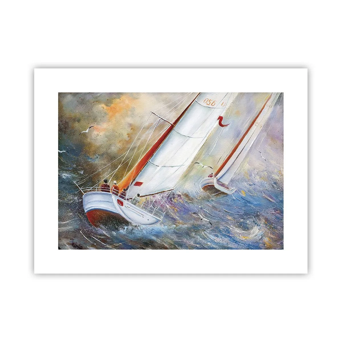 Poster - Running on the Waves - 40x30 cm