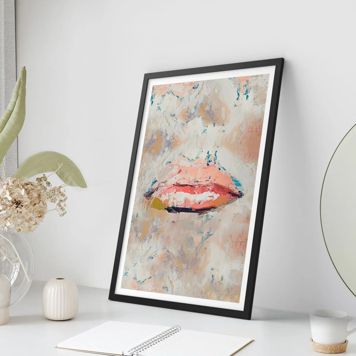 Poster in black frame - It Awakens the Senses - 30x40 cm