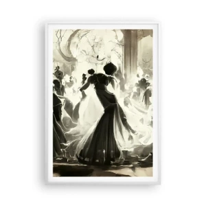 Poster in white frmae - Big Masquerade - 70x100 cm