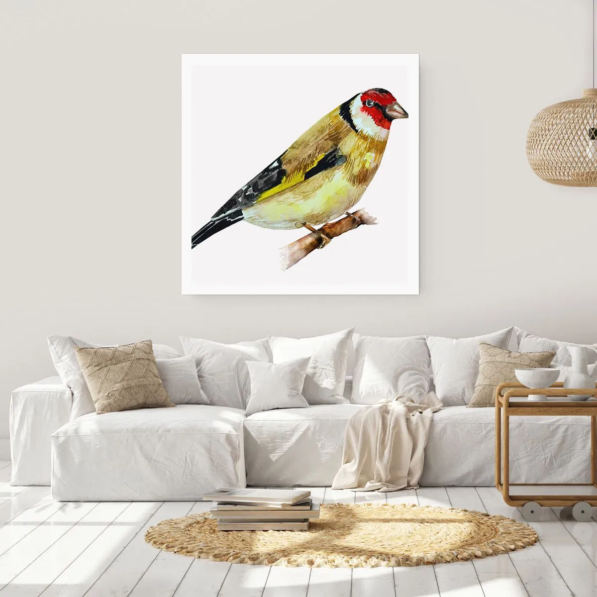 Poster - Bird Portrait  - 50x50 cm