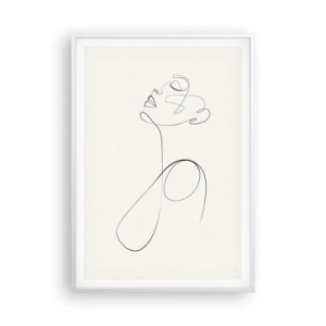 Poster in white frmae - Entangled in Dreams - 70x100 cm