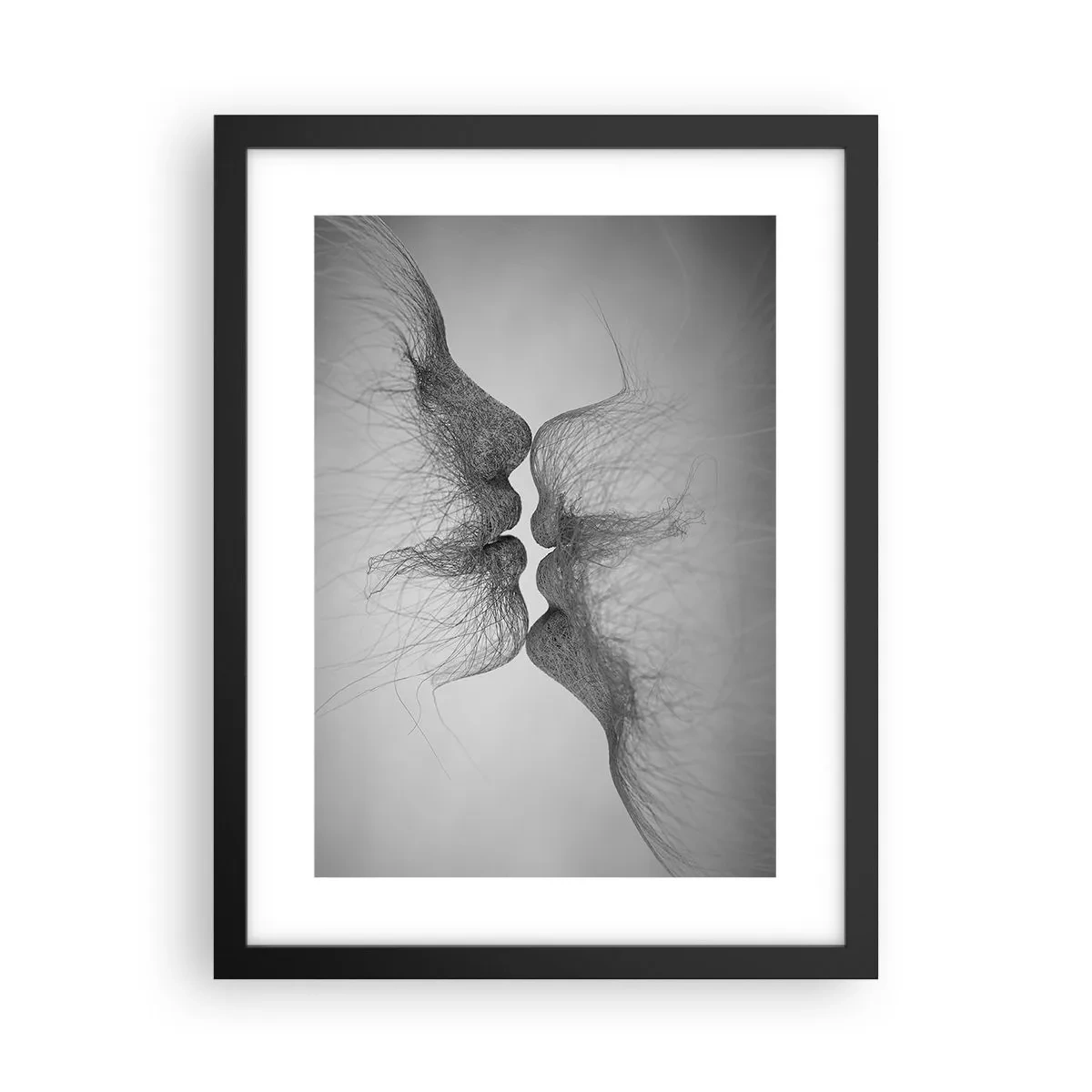 Poster in black frame - Kiss of the Wind - 30x40 cm