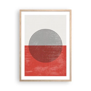 Poster in light oak frame - To the Core - 50x70 cm