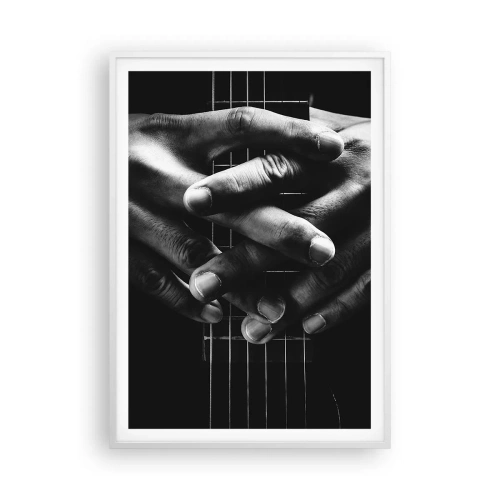 Poster in white frmae - Artist's Prayer - 70x100 cm