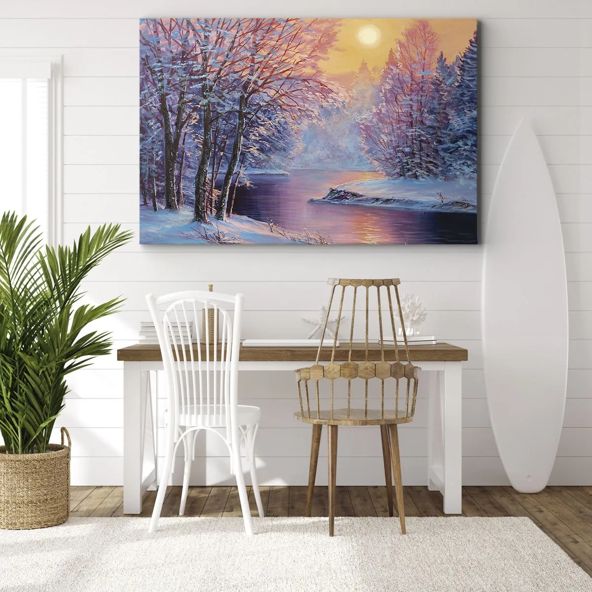 Canvas picture - Colours of Winter - 100x70 cm