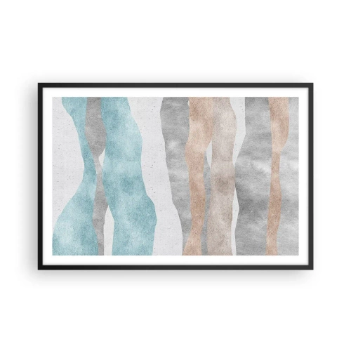 Poster in black frame - Study of Continuity - 91x61 cm