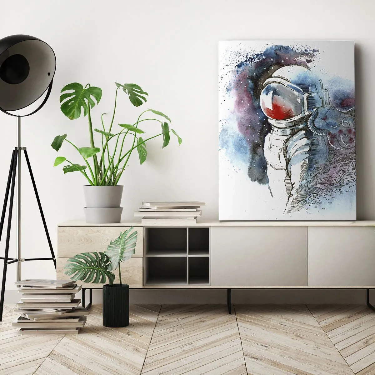 Canvas picture - Alone In Space - 65x120 cm