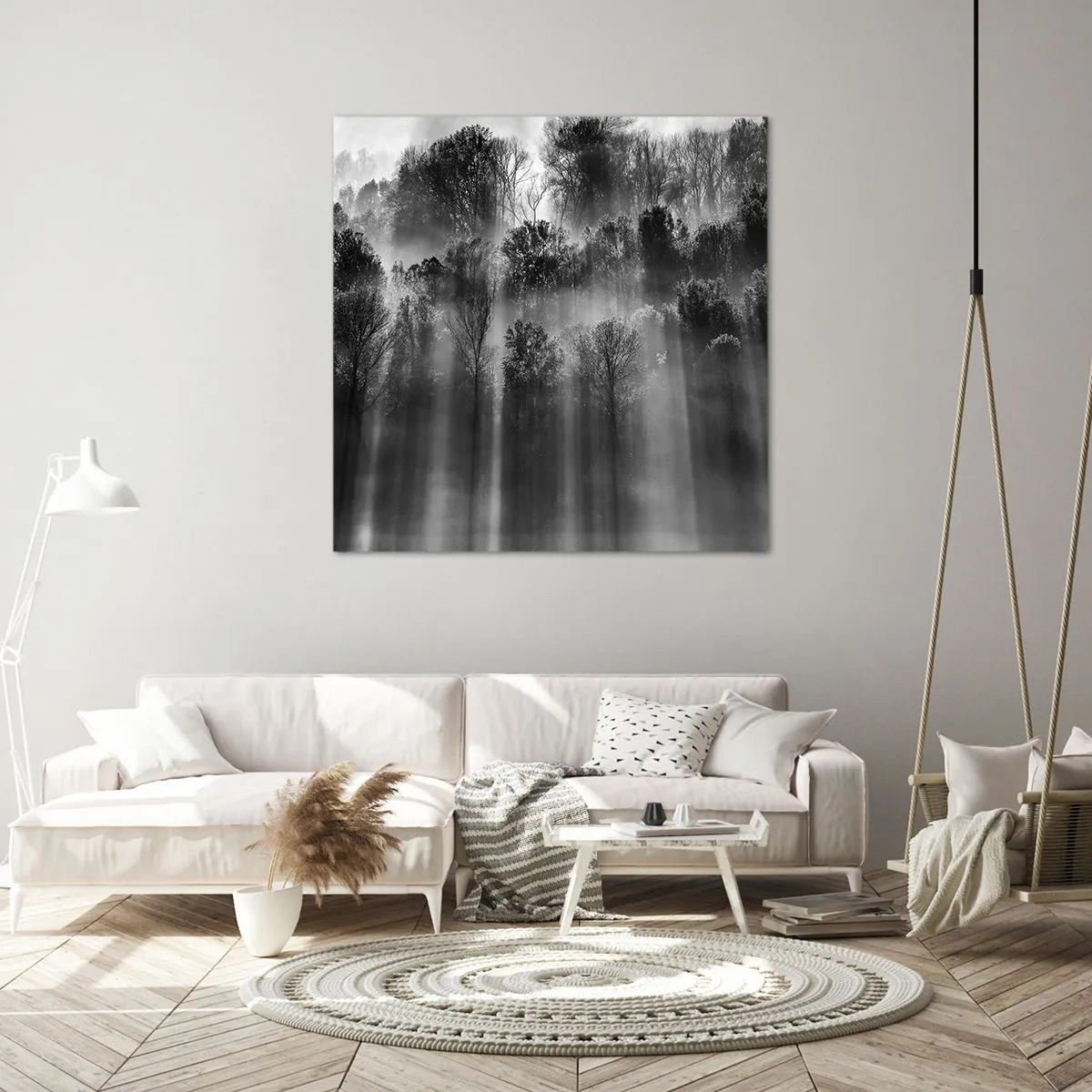 Canvas picture - In the Streams of Light - 60x60 cm