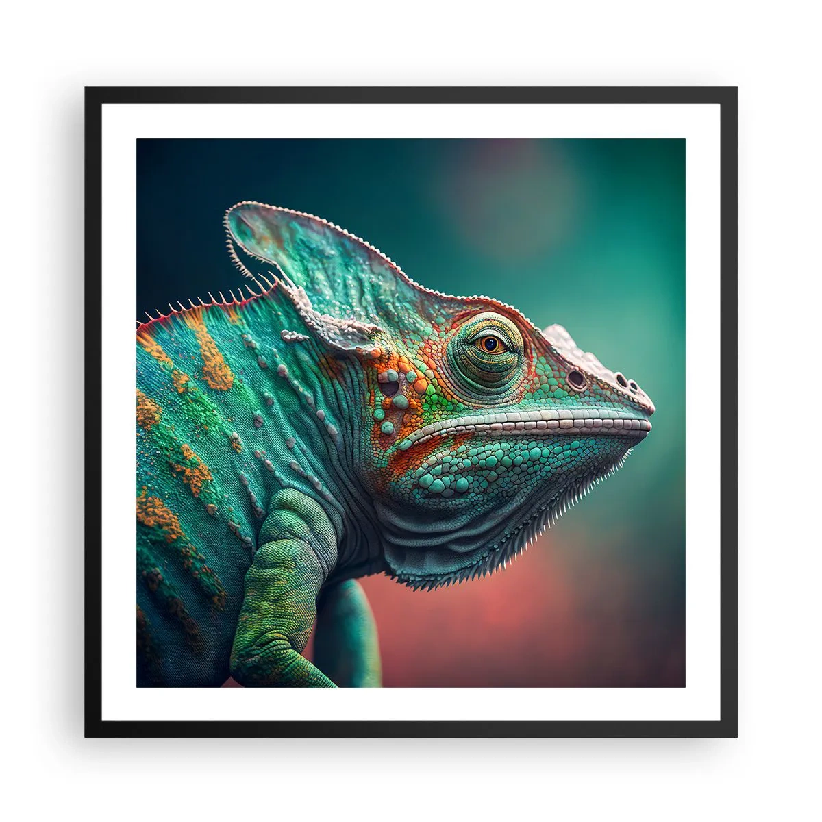 Poster in black frame - Can You See Me? That's Too Bad... - 60x60 cm