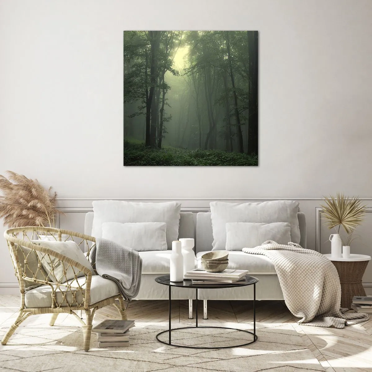 Glass picture - Before It Wakes Up - 30x30 cm