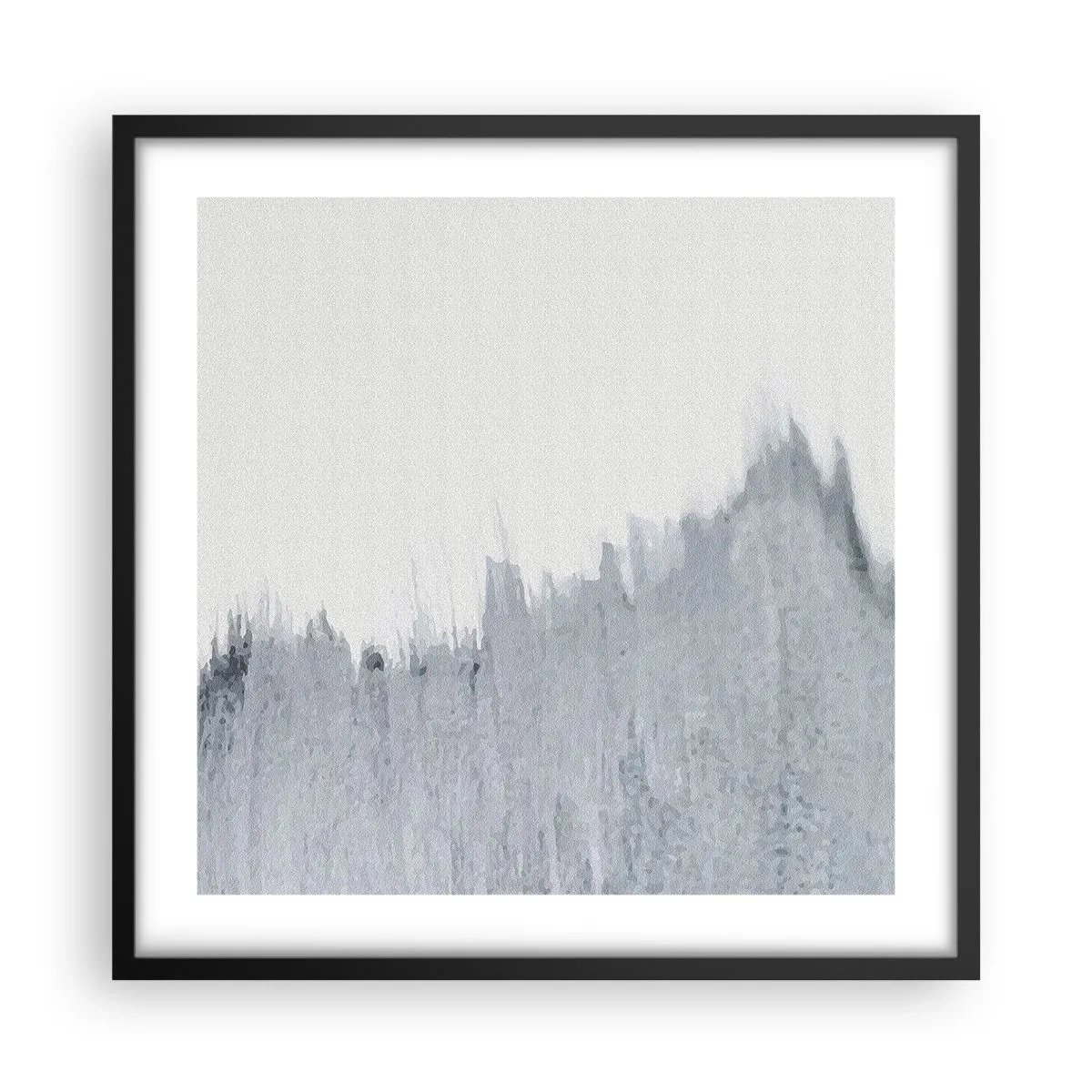 Poster in black frame - Mysterious Writing - 50x50 cm