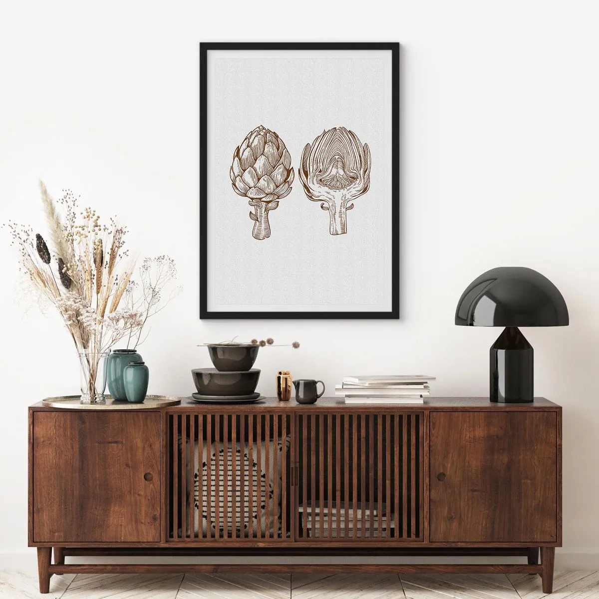 Poster in black frame - Anatomy Lesson - 30x40 cm