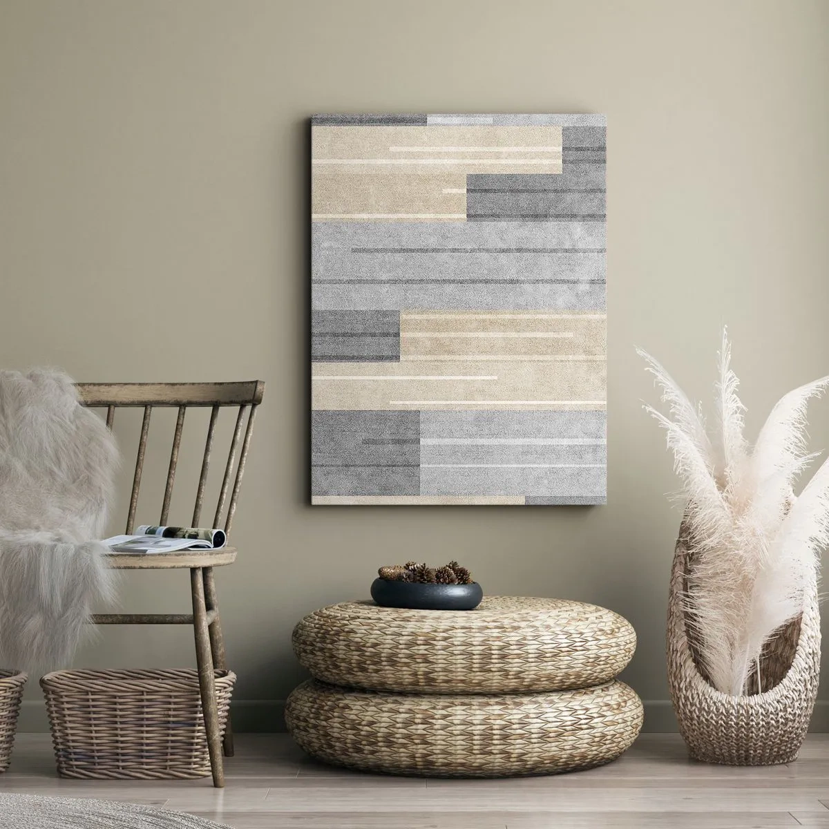 Canvas picture - Composition: Keep Upright - 70x100 cm