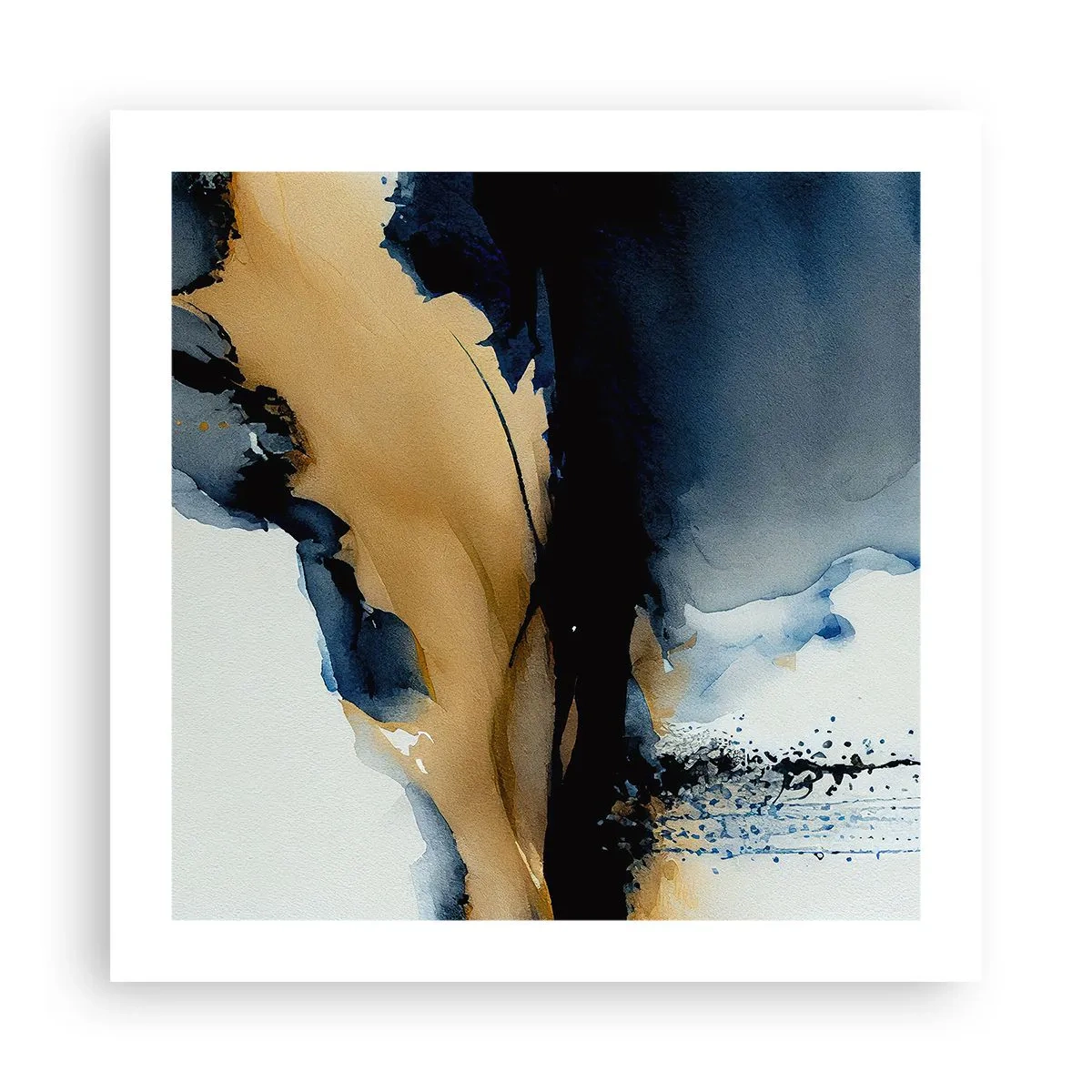 Poster - Behind the Curtain - 50x50 cm