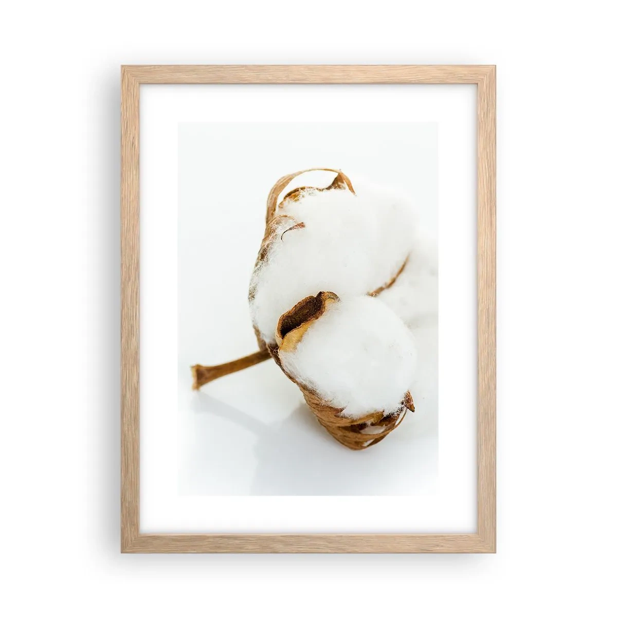 Poster in light oak frame - Soft By Nature - 30x40 cm
