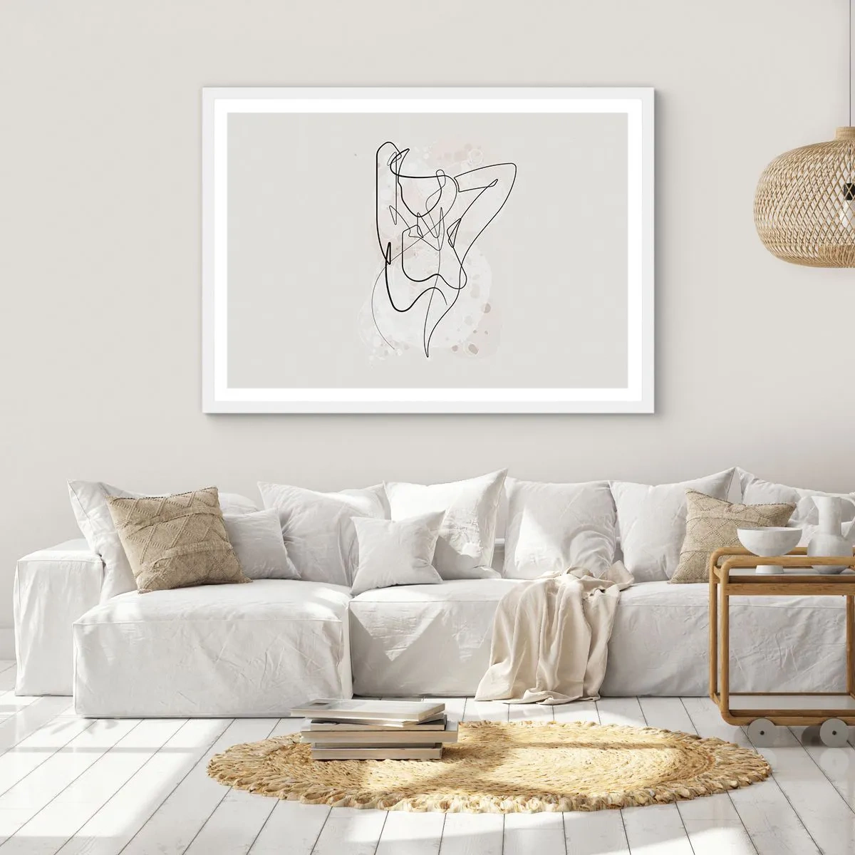 Poster in white frmae - Art of Seduction - 70x50 cm