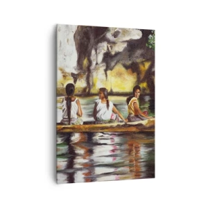 Canvas picture - Polinesian Paradise - 70x100 cm