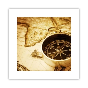 Poster - East or West? - 30x30 cm