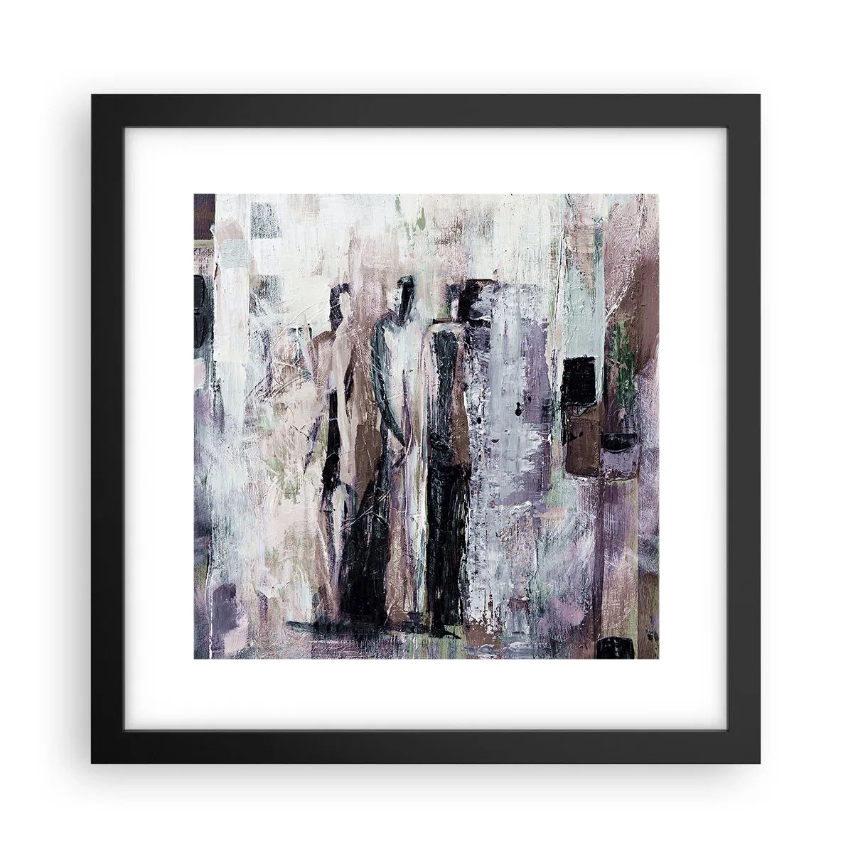 Poster in black frame - Mysterious Trio - 30x30 cm