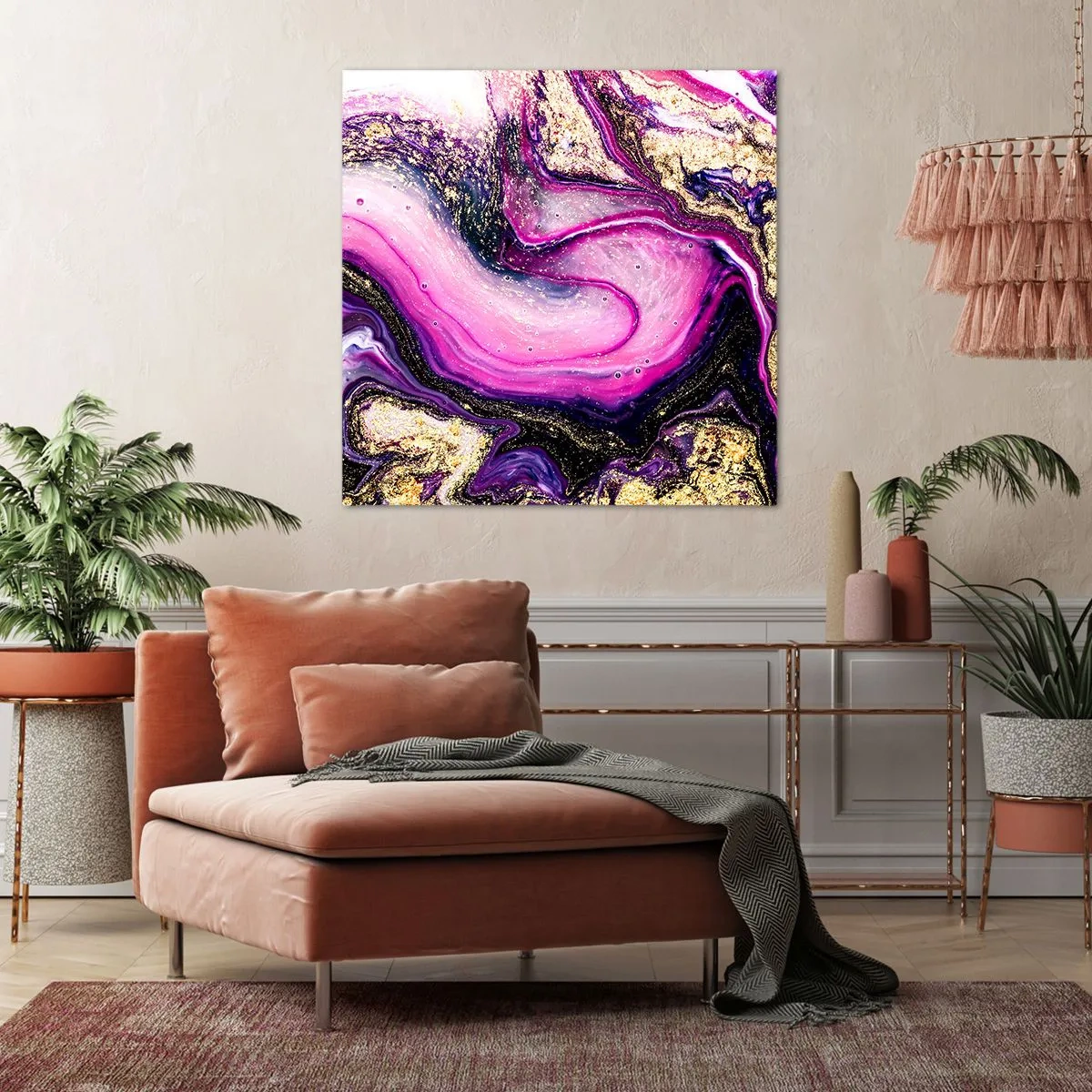 Canvas picture - Behind the Scenes - 40x40 cm