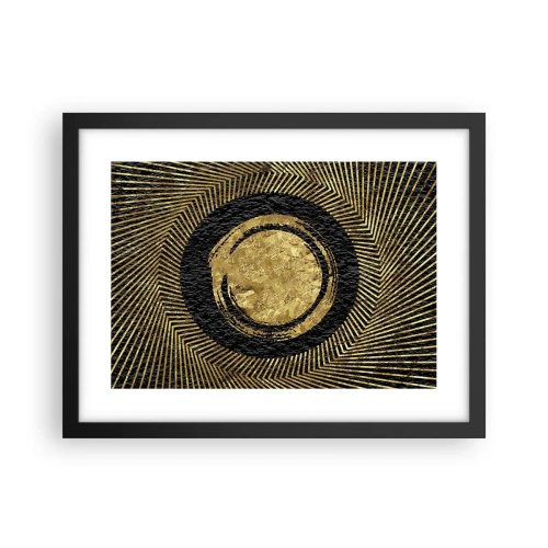 Poster in black frame - Composition Glamour - 40x30 cm