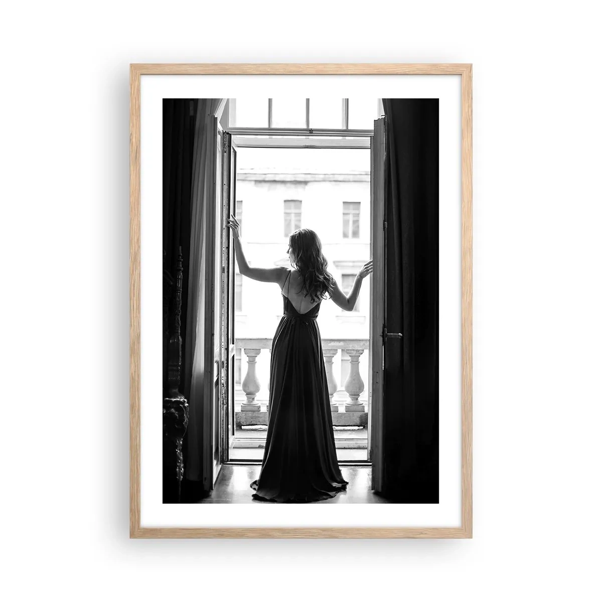 Poster in light oak frame - In Great Style - 50x70 cm