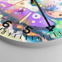 Clock face with numbers