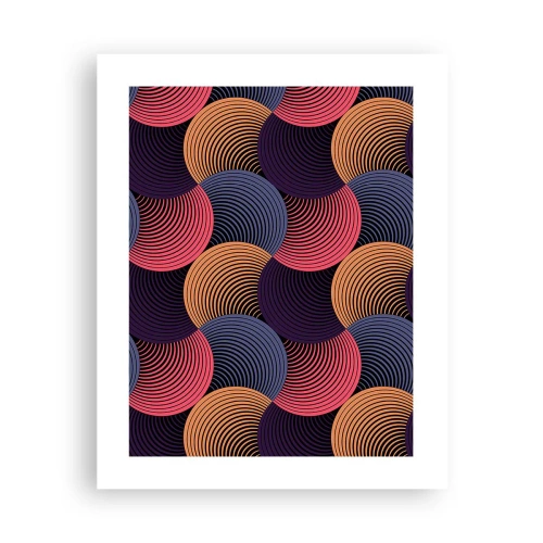 Poster - In a Circular Rhythm - 40x50 cm