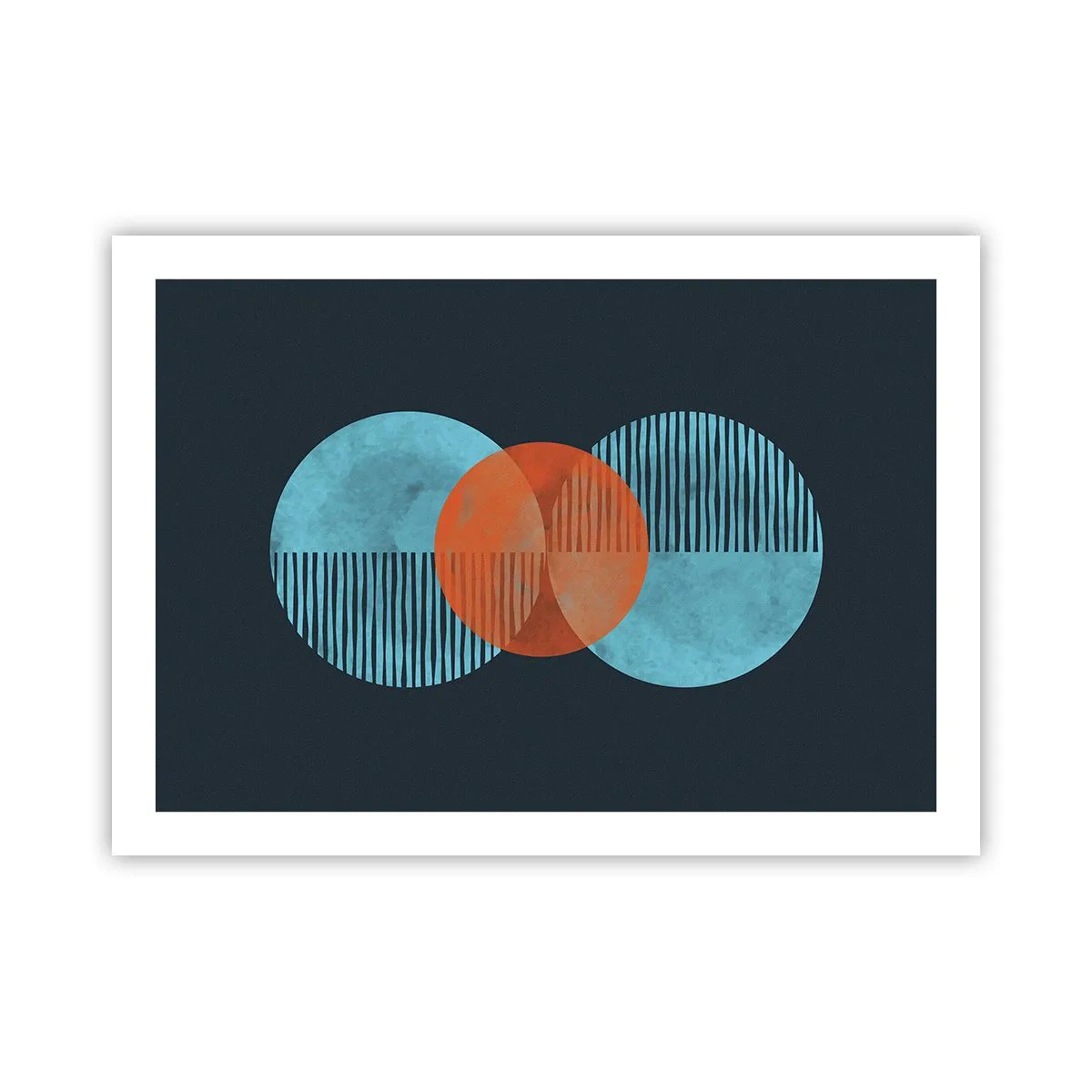 Poster - Symmetrical Composition - 70x50 cm