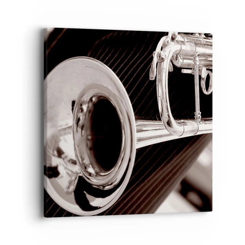 Canvas picture - Musical Journey to the 30-ies - 40x40 cm