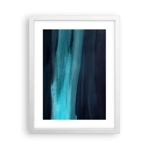 Poster in white frmae - Swim with the Flow - 30x40 cm