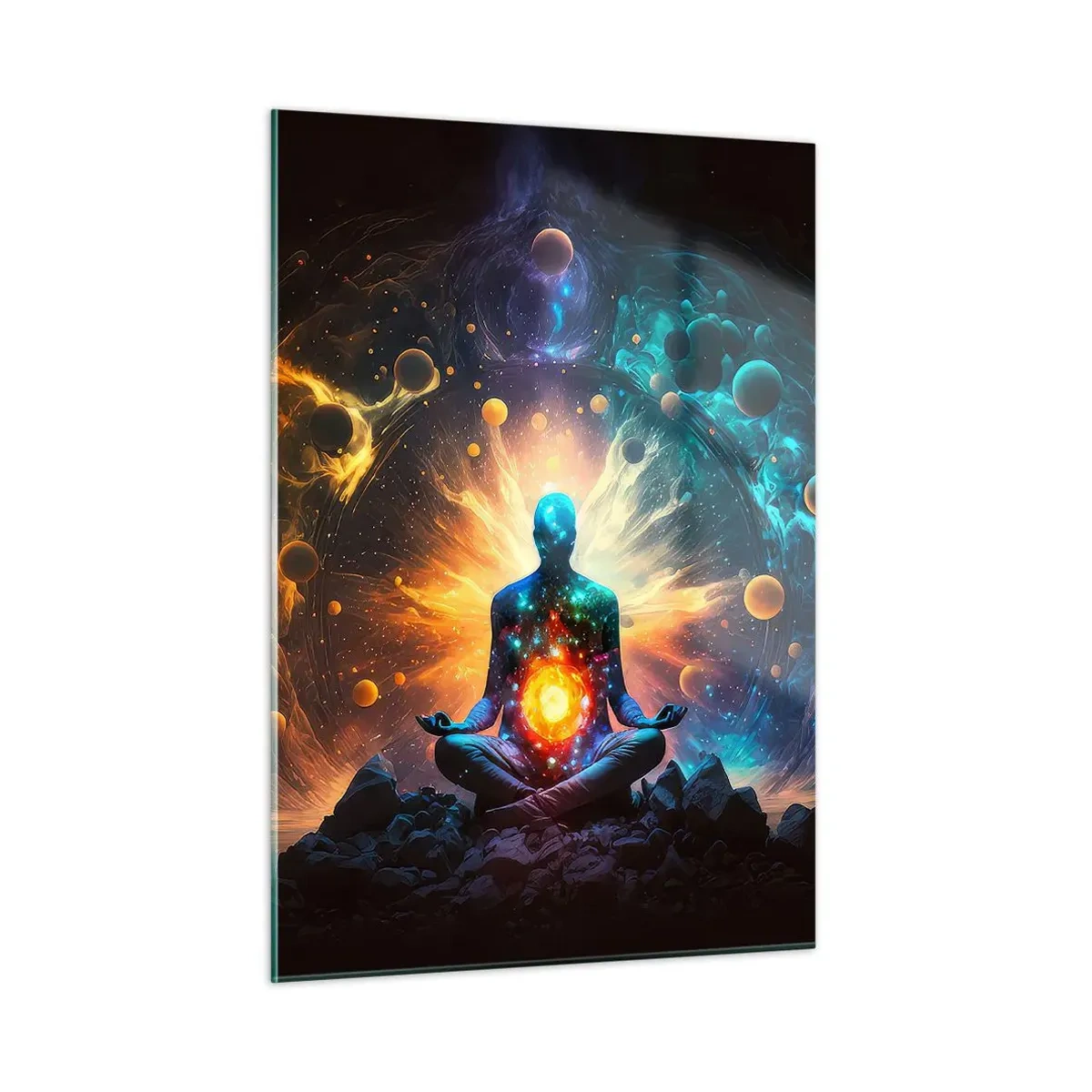 Glass picture - Cosmic Calm - 50x70 cm