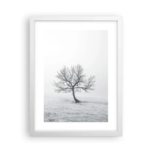 Poster in white frmae - Against Nothingness - 30x40 cm