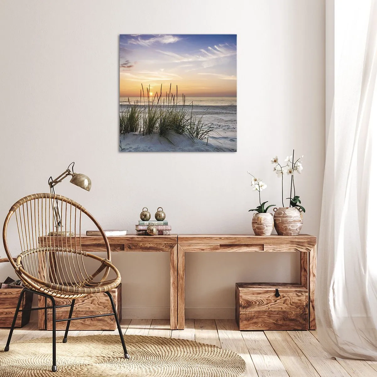 Canvas picture - Look, Think, Feel - 40x40 cm