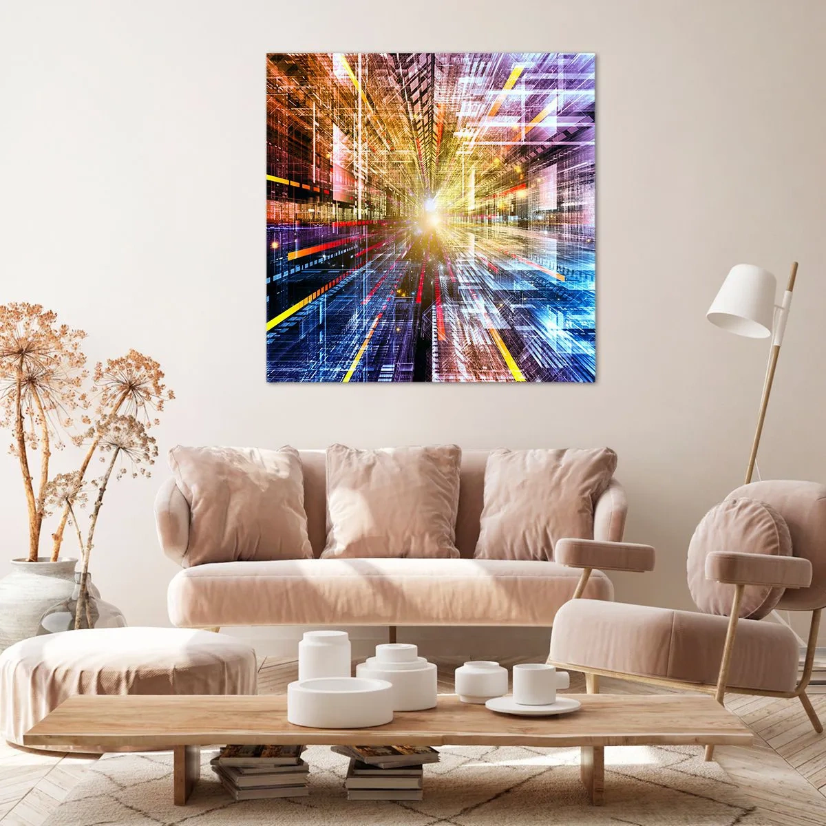 Canvas picture - Light Passage - 50x50 cm