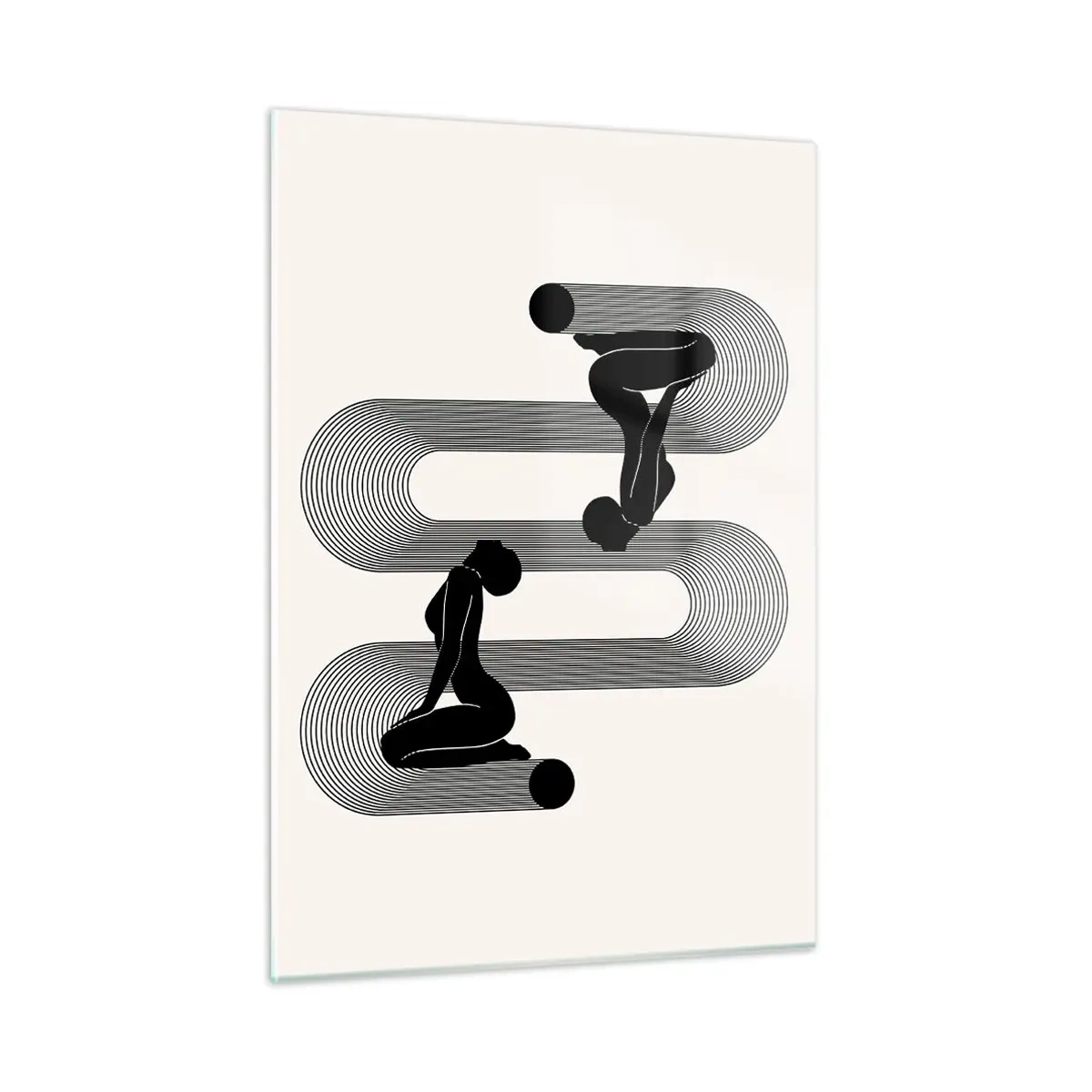 Glass picture - Sensual Symmetry - 50x70 cm