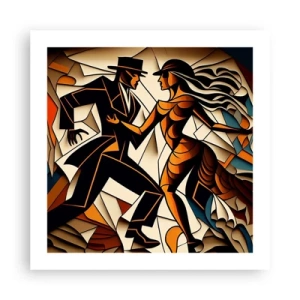 Poster - Dance of Passion  - 50x50 cm