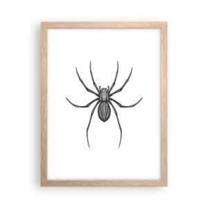 Poster in light oak frame - Disturbing Precision - 30x40 cm