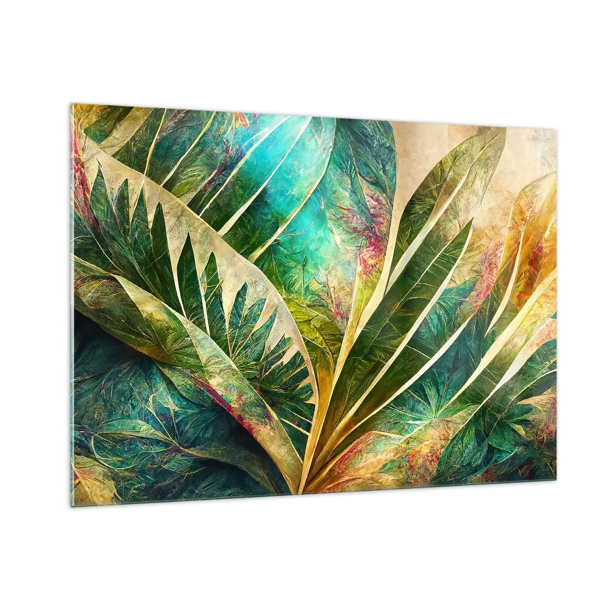 Glass picture - Colours of the Tropics - 100x70 cm