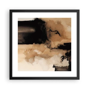 Poster in black frame - Intriguing Abstract - 40x40 cm
