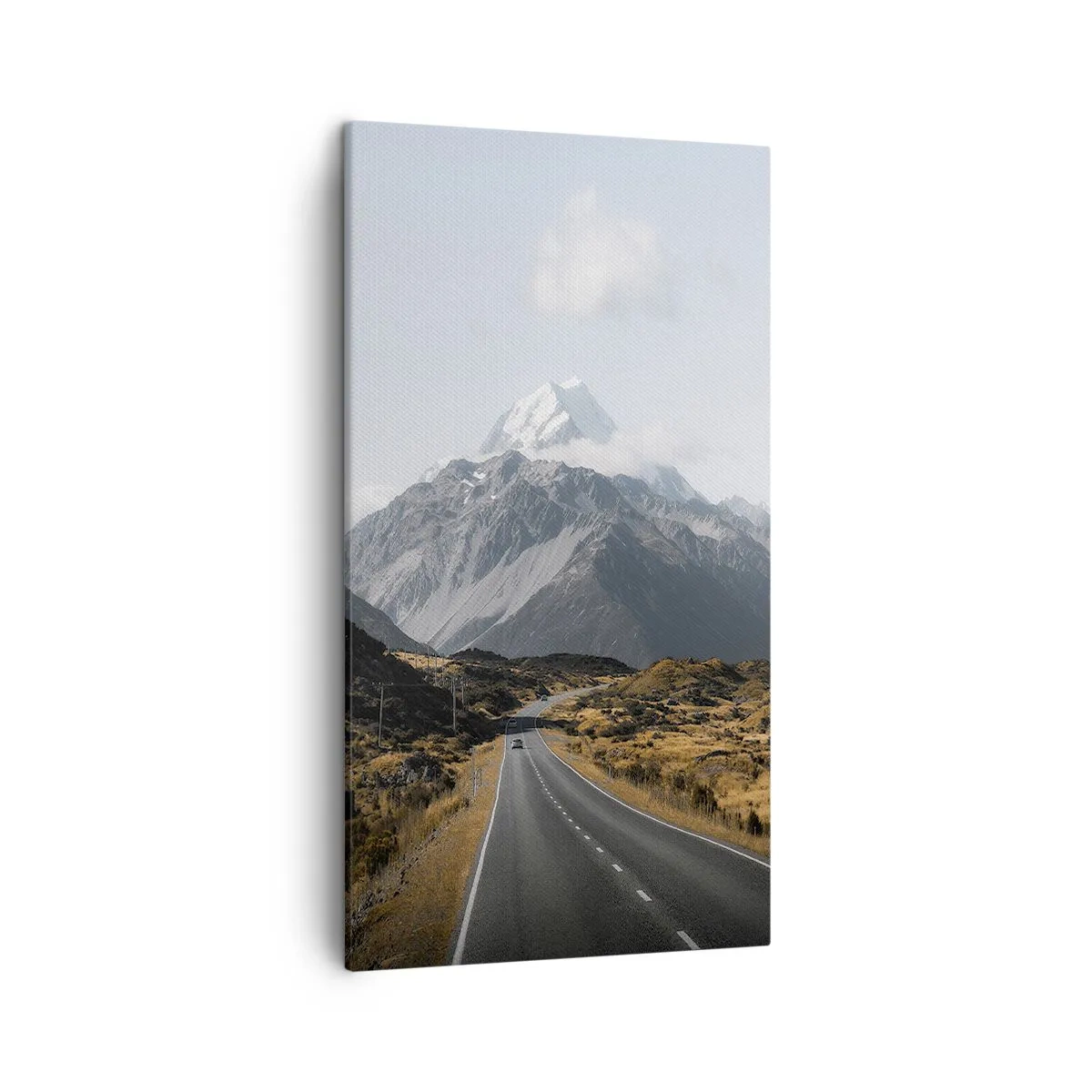 Canvas picture - Road to the Heart of the Mountains - 45x80 cm