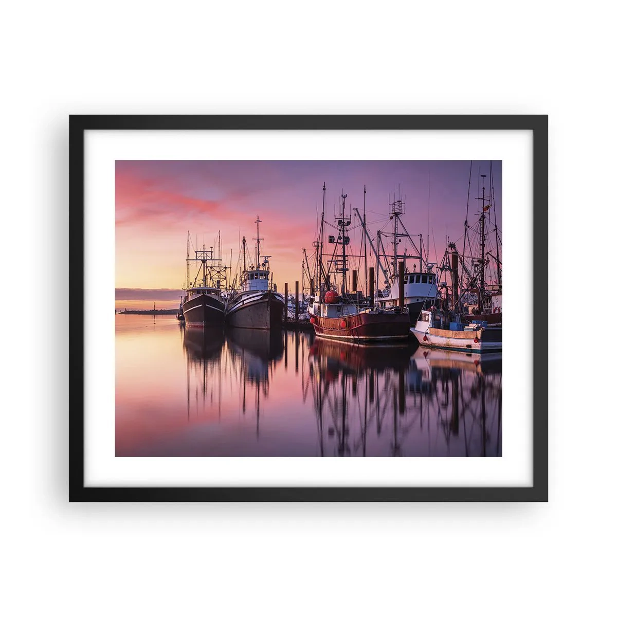 Poster in black frame - Before Dawn - 50x40 cm