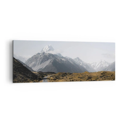Canvas picture - Road to the Heart of the Mountains - 140x50 cm
