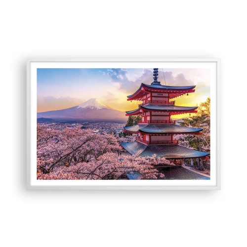 Poster in white frmae - The Essence of Japanese Spirit - 91x61 cm