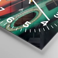 Clock face with numbers