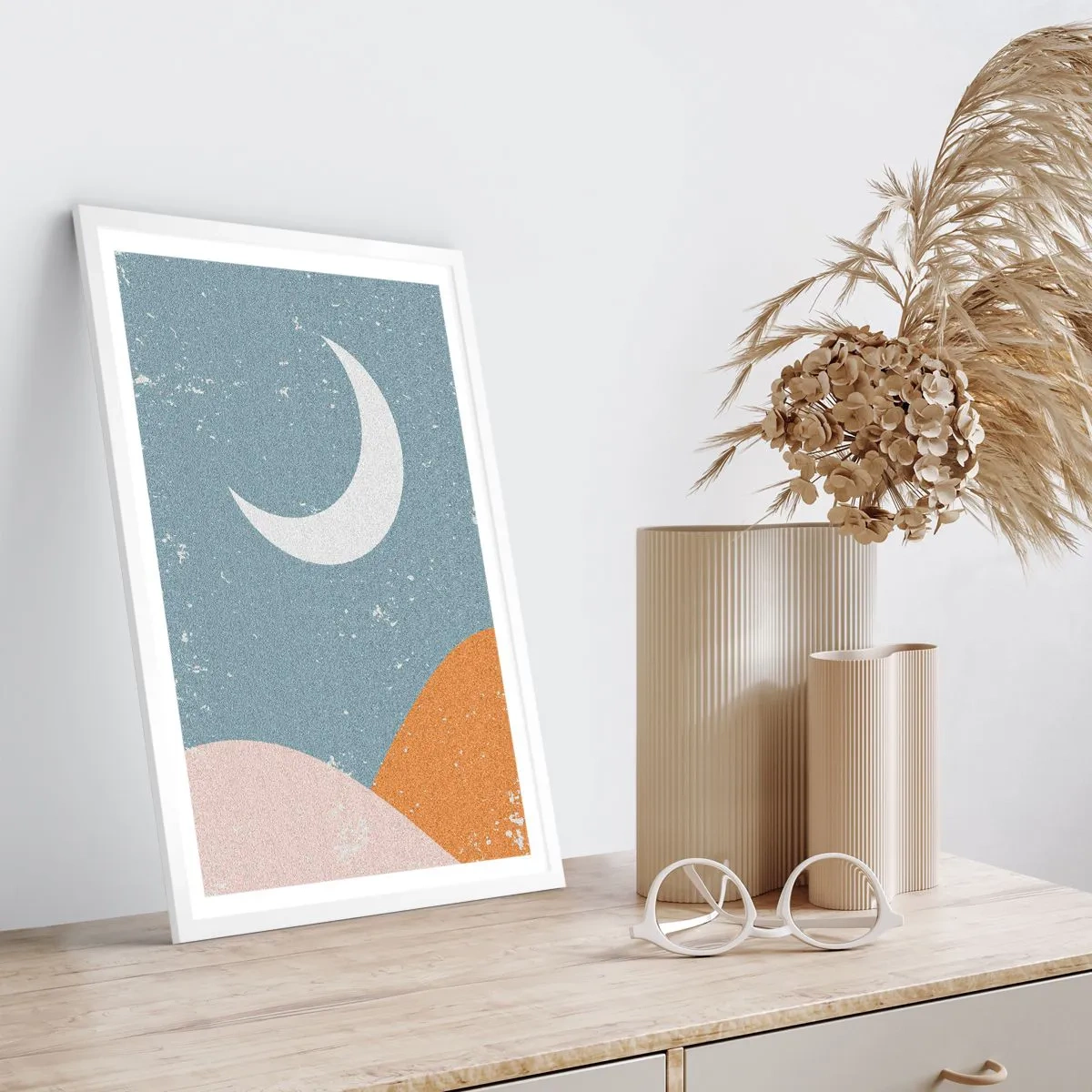 Poster in white frmae - Wonder of Many Nights - 70x100 cm